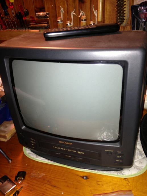 Sharp TV + VHS