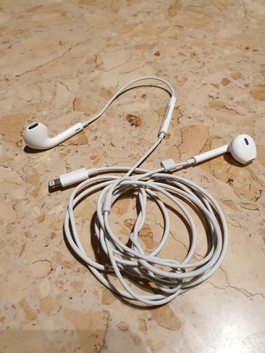 Stereo slušalica (bijela) za IPhone 7/7Plus/8/PlusX/10(Lightning conn)