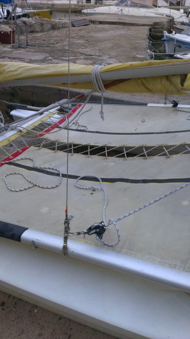 Hobie Cat 14 Trapeze Wires (2) – White, New, SDM #283141
