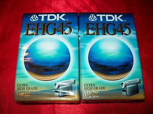 ⭐️ Kazeta TDK EHG 45 novo nekorišteno 45min VHS-C ⭐️