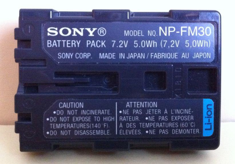 Аккумулятор np fm30