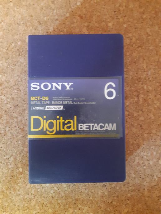 Sony BTC-D6 digitalna videokazeta