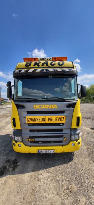 Scania R Gold Scania R500 V8 + Goldhofer STZ 5L, 2006 god.