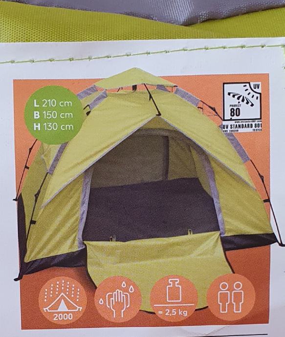 Novi šator za 2 osobe
