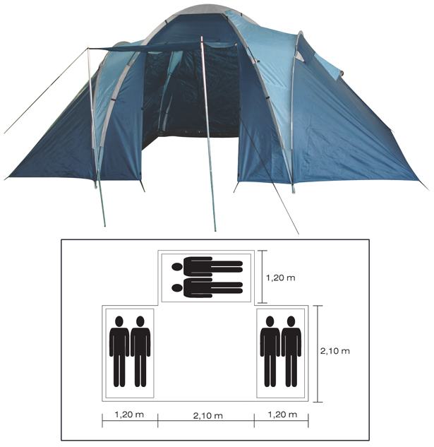 Šator za 6 osoba