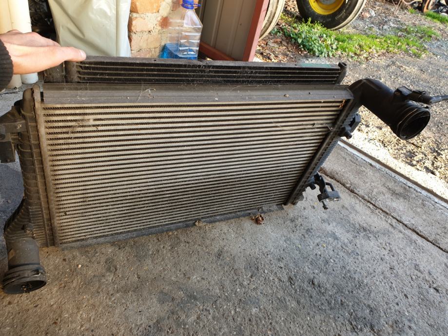 VW Golf 5, Touran, A3 HLADNJAK KLIME I INTERCOOLER ZA 1.9 TDI BLS