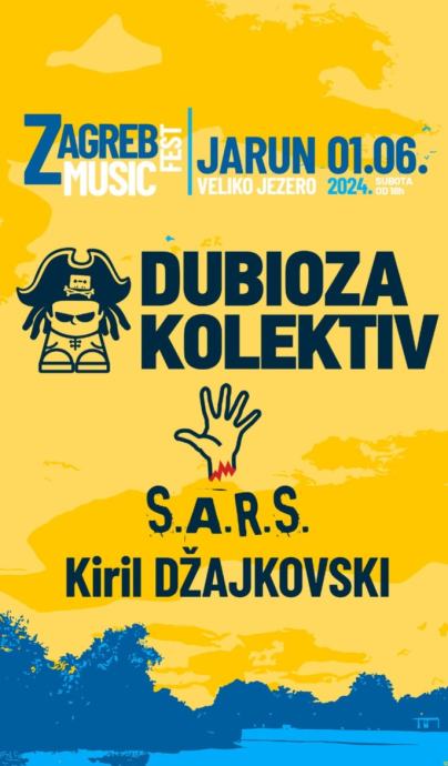 2 karte Dubioza Kolektiv ,  SARS, Kiril ( Zagreb Music Fest)