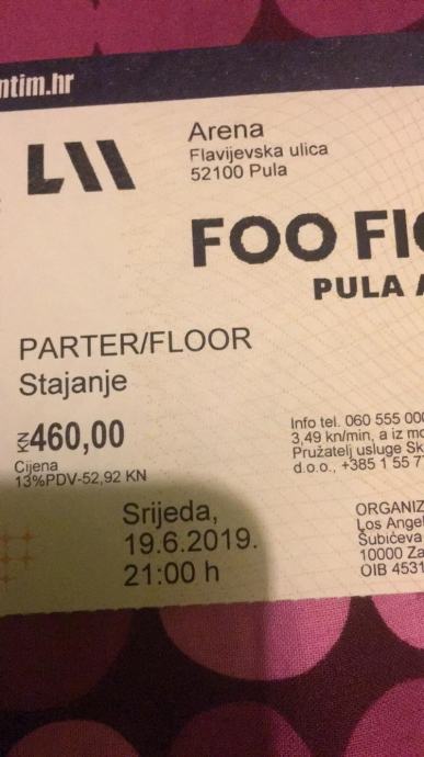 Foo Fighters Pula parter 19.6.