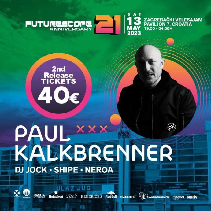 Future Scope Paul Kalkbrenner Subota 13.05. Dvije ulaznice
