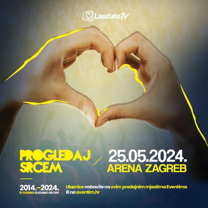 Karte za koncert Pogledaj srcem, Zagreb 25.05.2024.