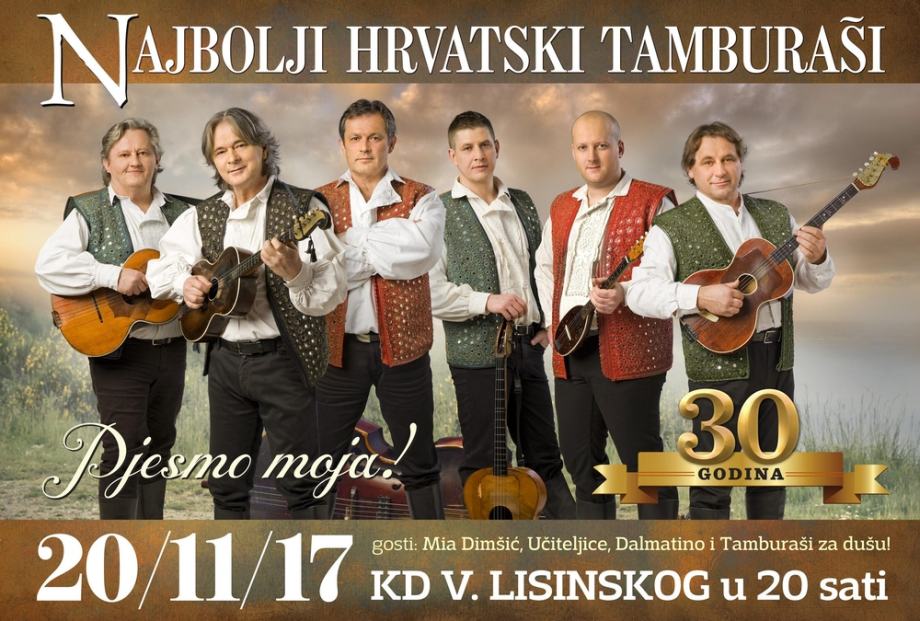 Najbolji Hrvatski tamburaši, prodajem 4 ulaznice