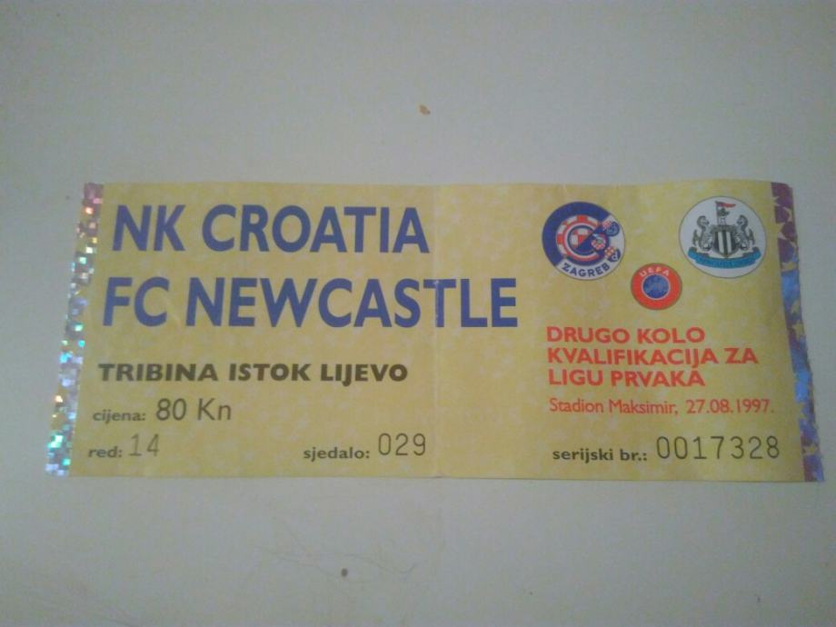 Croatia-Newcastle, 1997