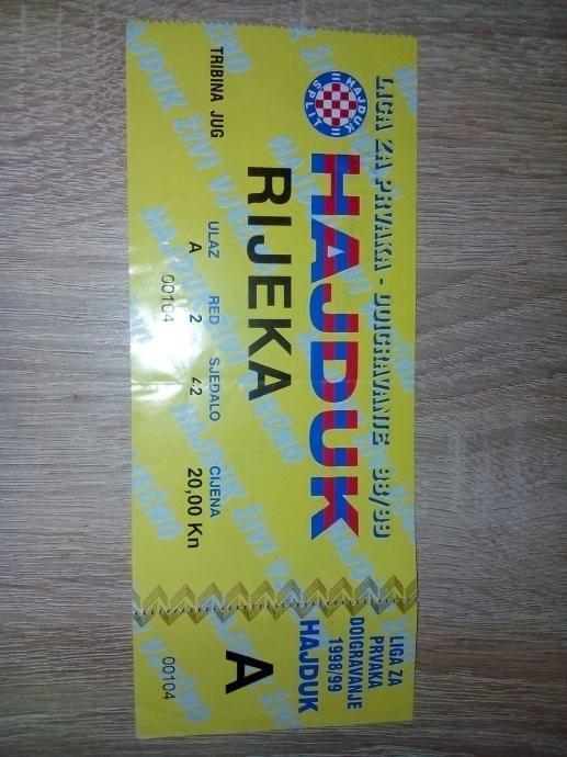 U prodaji ulaznice za utakmice Hajduk - Rijeka i Hajduk - Gorica