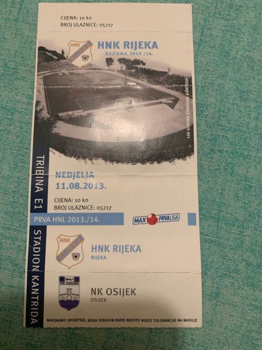 Ulaznica HNK Rijeka-NK Osijek