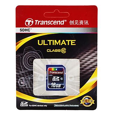 16GB SDHC CLASS 10 ULTIMATE Transcend Novo! zapakirano
