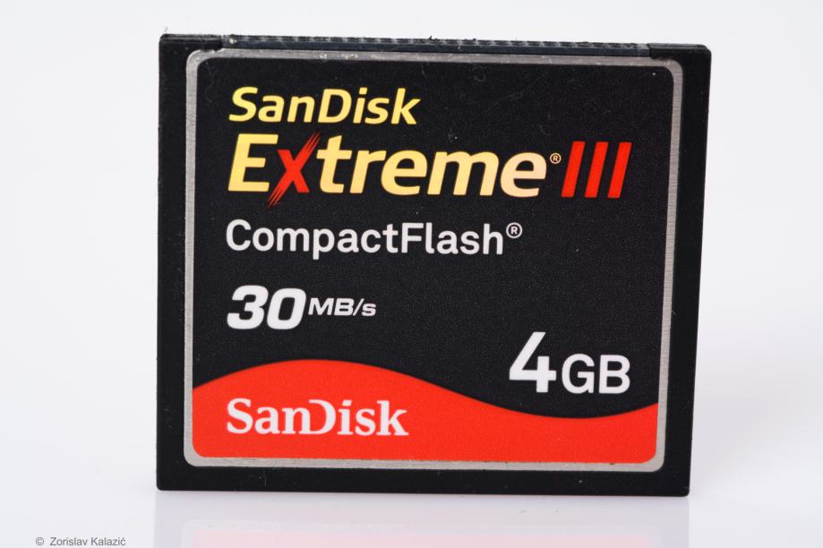 Compact flash Sandisc Extreme III 4 GB  CF