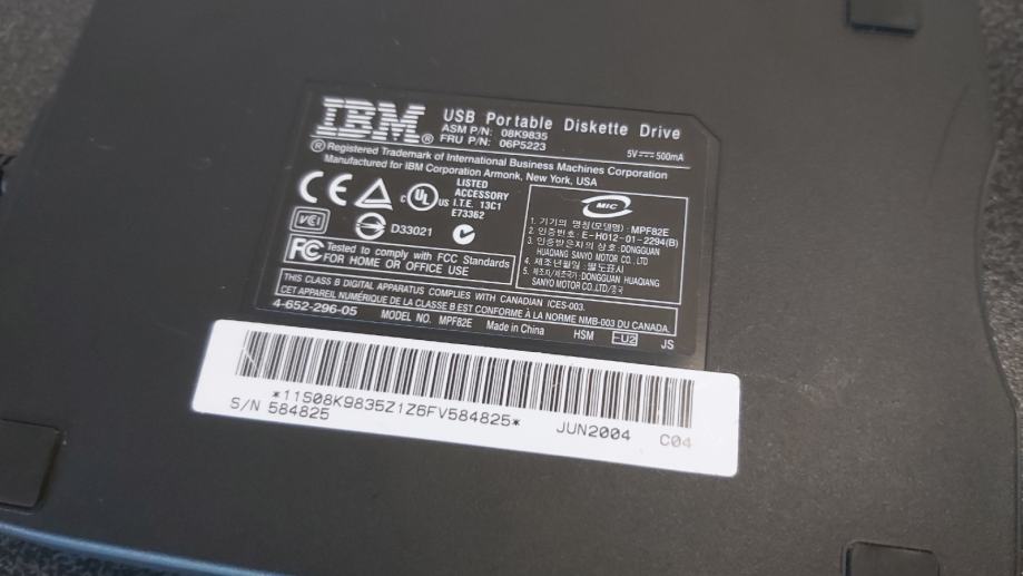 IBM usb portable diskette drive,floppy disc