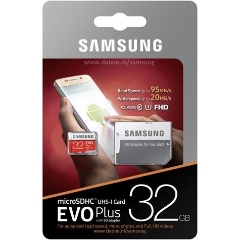 Samsung 32GB 95 MB/s Class 10 U1 Memorijska kartica Evo Plus MicroSD