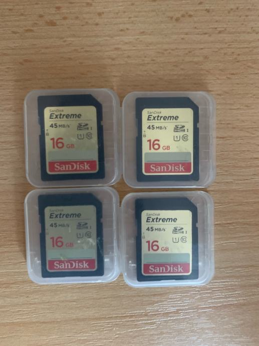 SanDisk Extreme 16 GB - 4 KOM