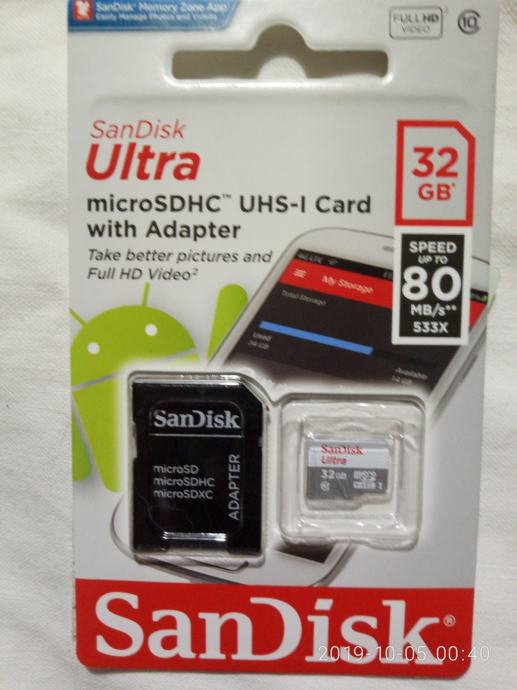 SanDisk microSD 32 GB