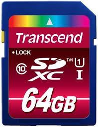 TRANSCEND SDXC UHS-1 64GB MEMORIJSKA KARTICA