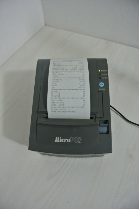 Pos printer Micro Pos WTP-150,potpuno ispravno sa adapterom