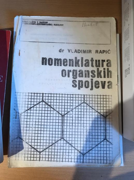 dr. Vladimir Rapić: Nomenklatura organskih spojeva+plastificirani PSE