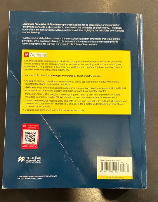 Lehninger Principles Of Biochemistry 8th International Edition Lehninger principles of biochemistry 8th international edition