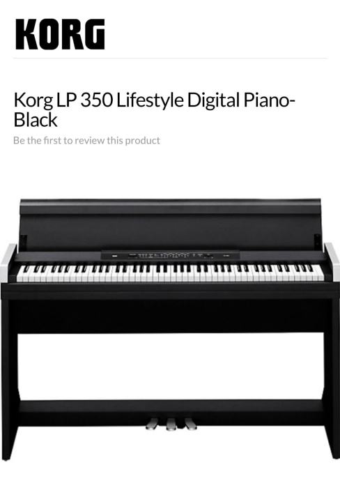 KORG LP 350 Digital Piano KORG LP 350 Digital Piano