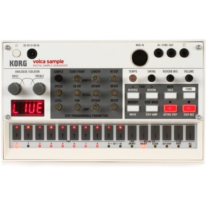 Volca Sample sampler sequencer drum rhythm machine