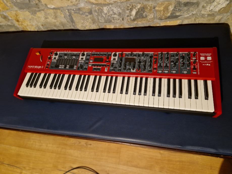 Nord Stage 3 HP76 POTPUNO NOVO!! + Thon tvrdi kofer