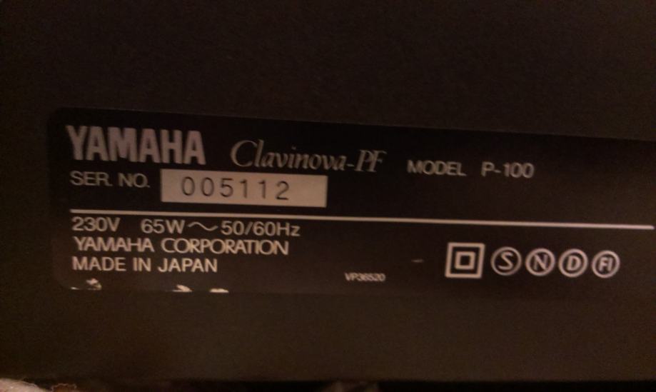 ELEKTRI NI KLAVIR YAMAHA CLAVINOVA PF P 100 elektri-ni-klavir-yamaha-clavinova-pf-p-100