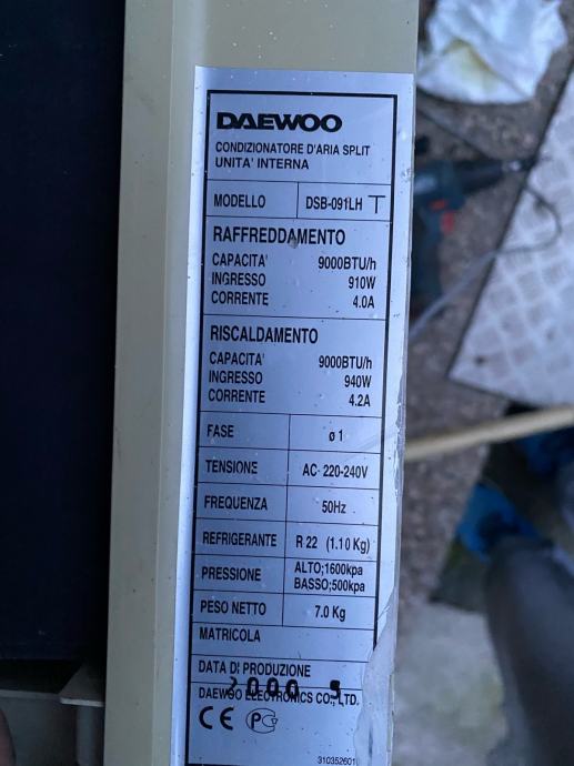 Daewoo klima elektronika