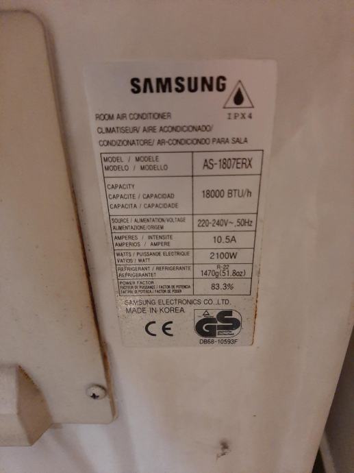 Klima uređaj Samsung AS-1807ERX