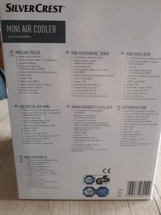 MINI AIR COOLER Silvercrest