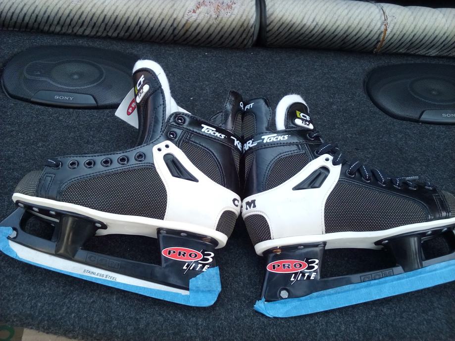 NOVO,retro ,pro klizaljke za hokej CCM Tacks 752 custom fit kevlar 4DA