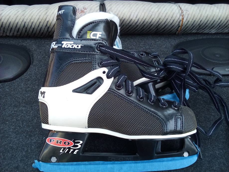 NOVO,retro ,pro klizaljke za hokej CCM Tacks 752 custom fit kevlar 4DA