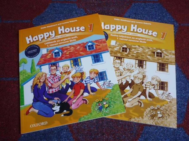 HAPPY HOUSE 1 THIRD EDITION, udžbenikradna, bilježnica, novo