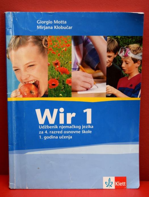 UDŽBENIK njemačkog jezika  "WIR 1" za 4.razred