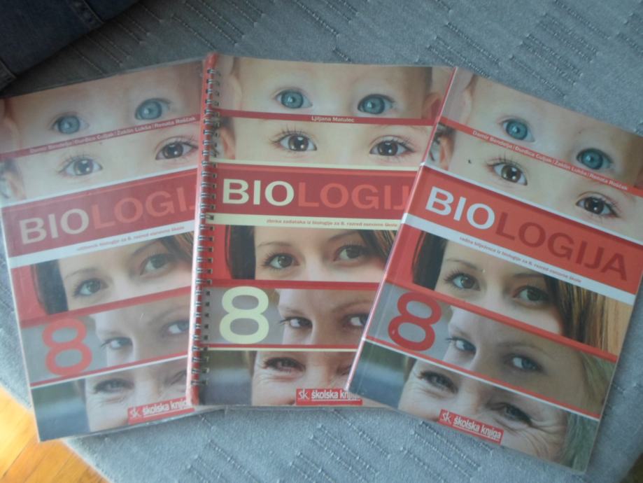 KNJIGE - udžbenici - Biologija 8
