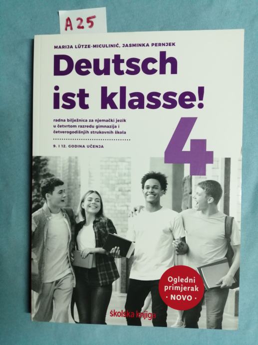 Deutsch ist klasse! 4 Radna bilježnica njemačkog jezika (A25)