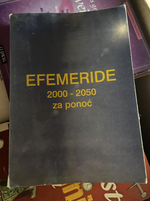 Efemeride ephemerides 1900-2050 2000 - 2050 dvije knjige