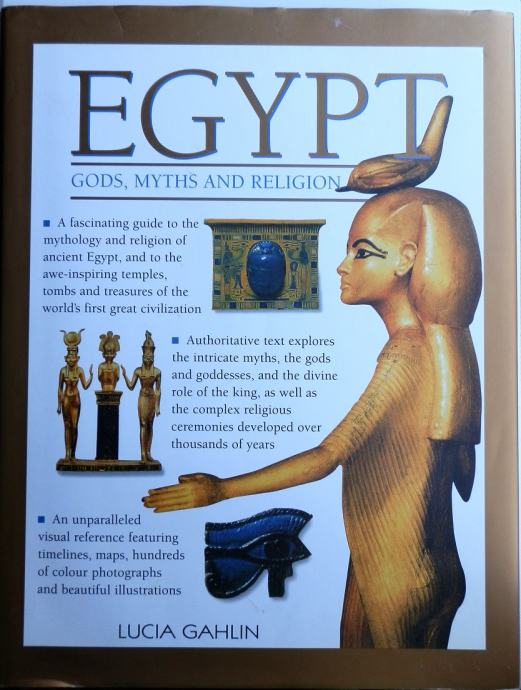 EGYPT Gods, Myths and Religion by Lucia Gahlin, egipat knjiga