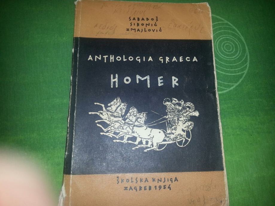 Knjiga Homer antologija