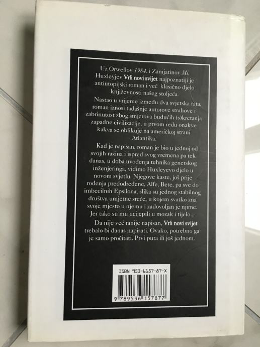 Aldous Huxley, VRLI NOVI SVIJET