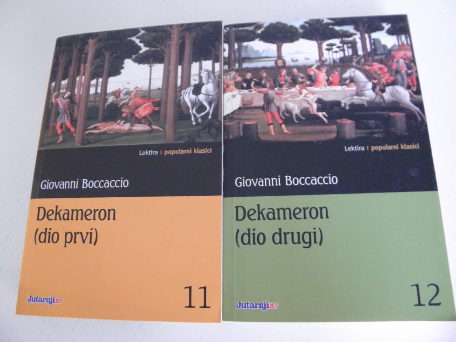Giovanni Boccacio "DEKAMERON", prvi + drugi dio