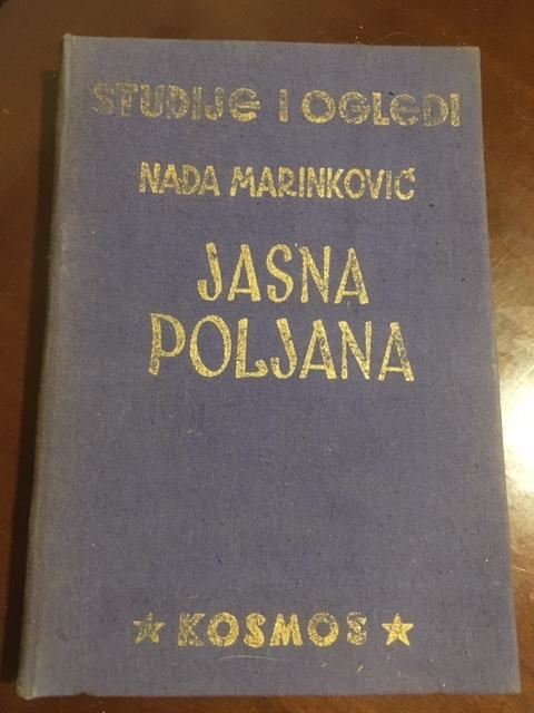 Nada Marinković, Jasna Poljana (studije i ogledi), 1963.