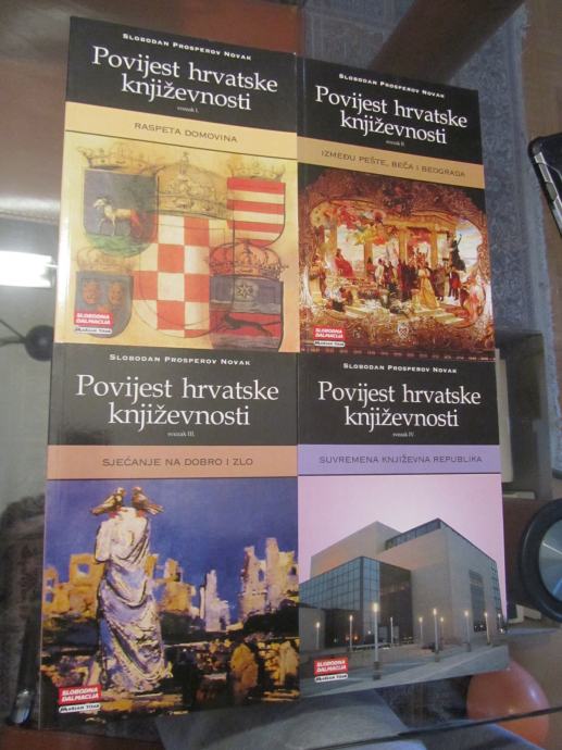 Slobodan Prosperov Novak-Povijest hrvatske književnosti (Komplet-NOVO)