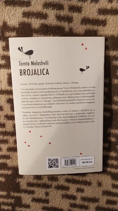 Knjiga, roman, Tamta Melashvili, Brojalica, 4 EUR