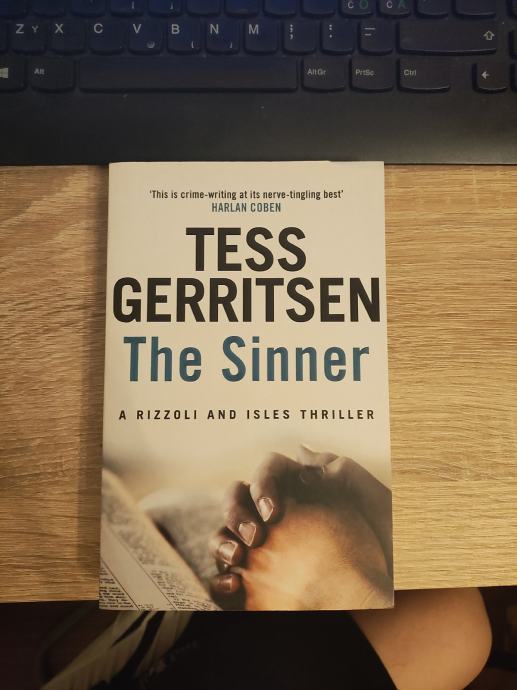 The Sinner (Hardcover) By Tess Gerritsen – Very Good Condition, Rizzoli & Isles Series